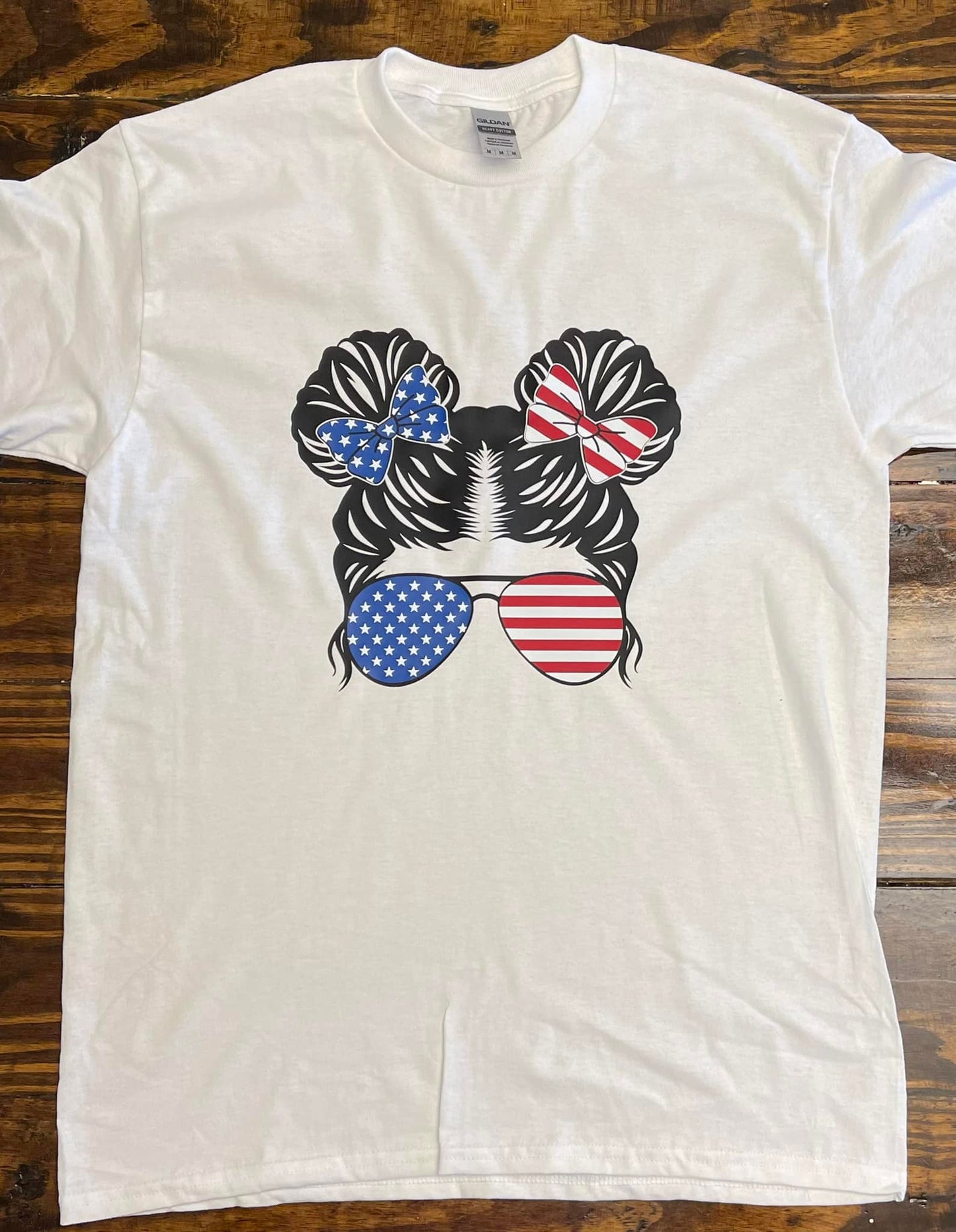 Messy Bun USA Shirt